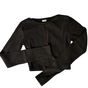 Garage cropped longsleeve